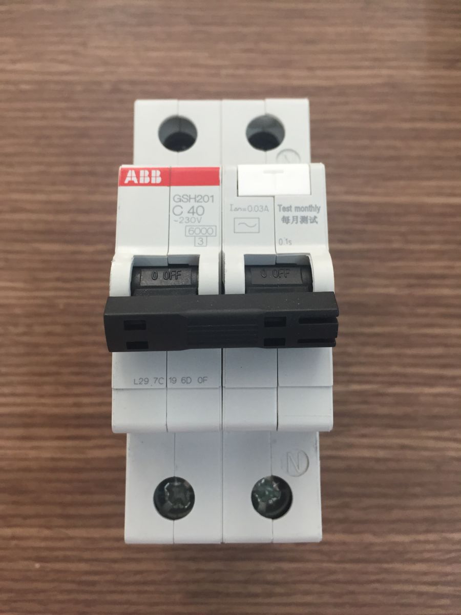 RCBO ABB GSH201, 30mA, 6kA-40A