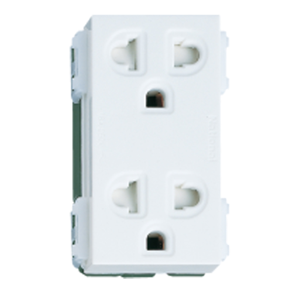 Ổ cắm đơn có màn che + dây nối đất Panasonic WEV1582