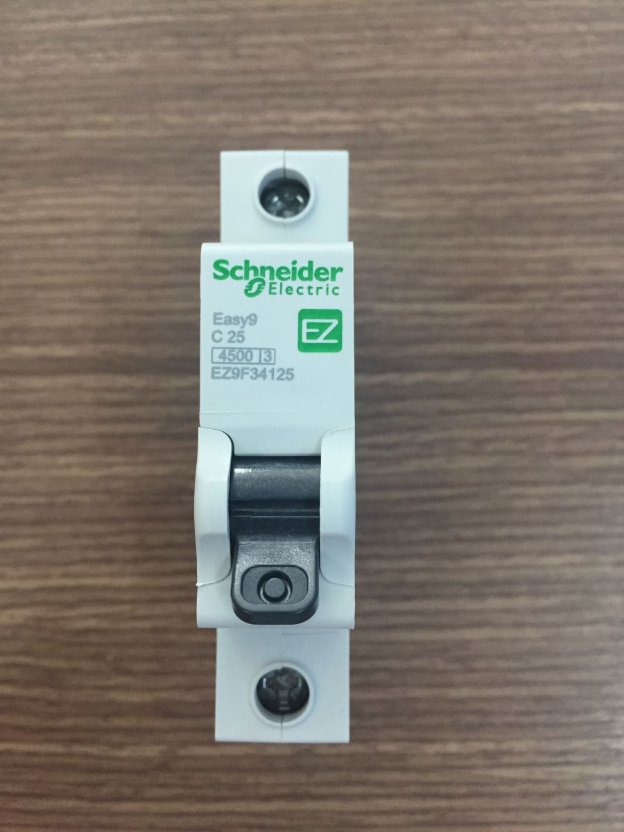 MCB Schneider 1P, 4,5kA-230V-25A-EZ9F34125